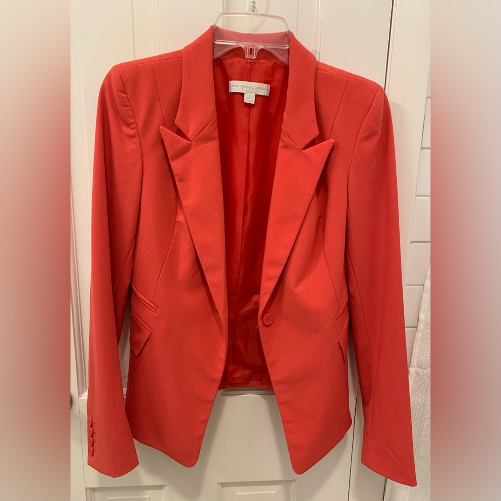NY&Co Coral Stretch Blazer Size 2